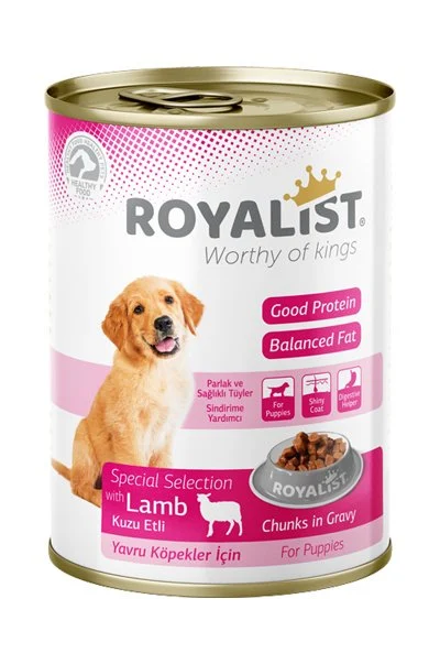 Royalist Kuzu Etli Yavru Köpek Maması 400 gr 12’Li