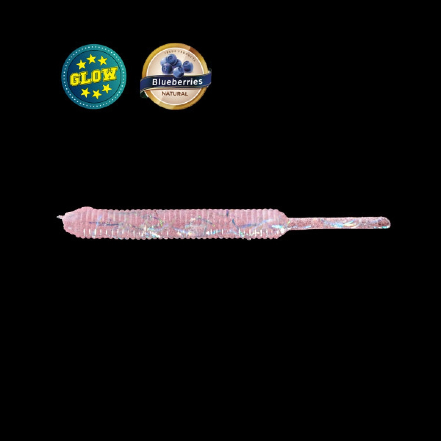 Japanese Baby Worm 4.5 cm 311 Glow LRF Silikonu