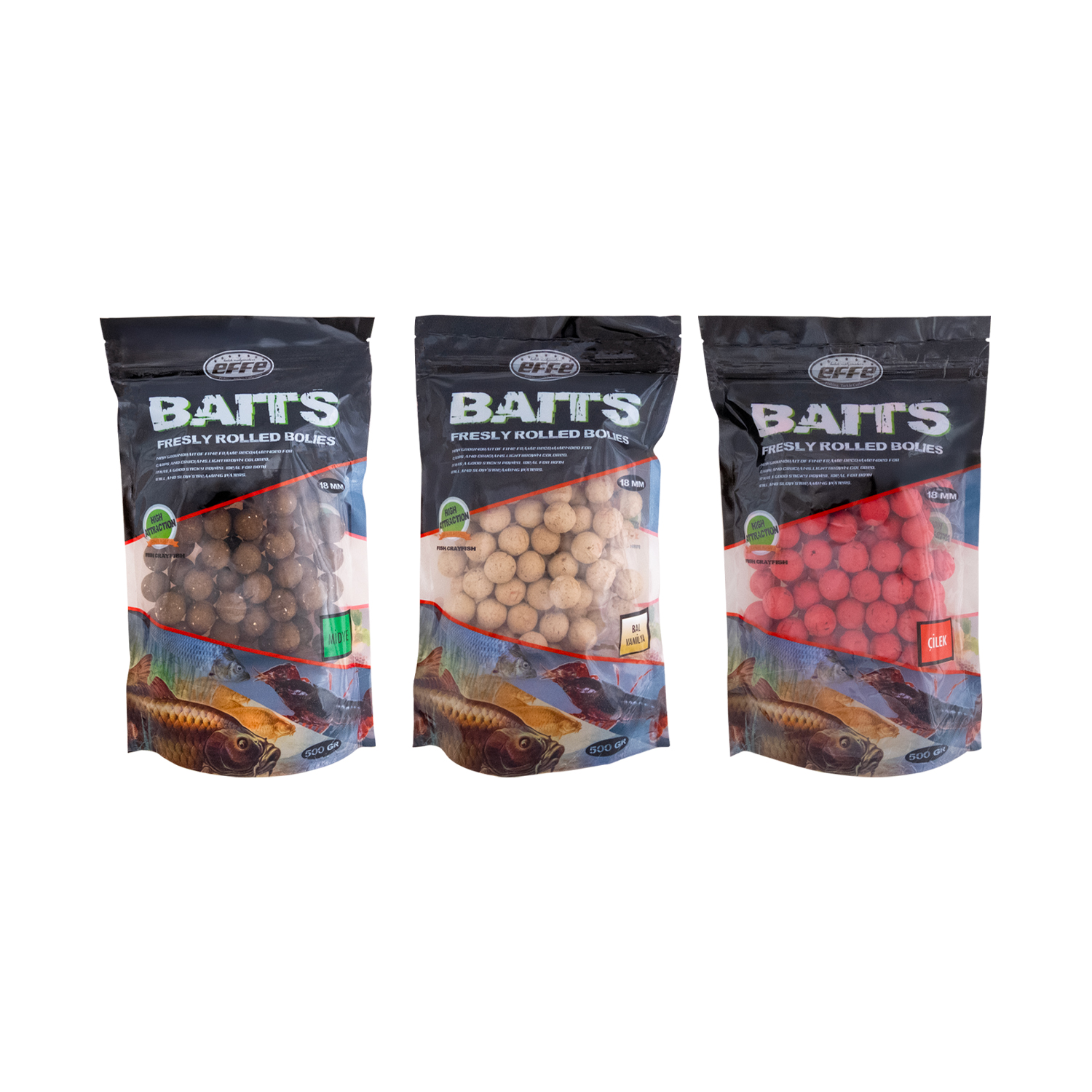 Effe Baits 18mm 500gr  Sazan Boili Yem
