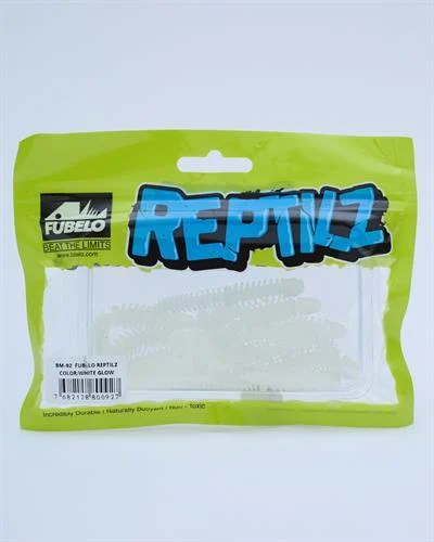 Fubelo Reptilz White Glow 7.5 CM Silikon Yem