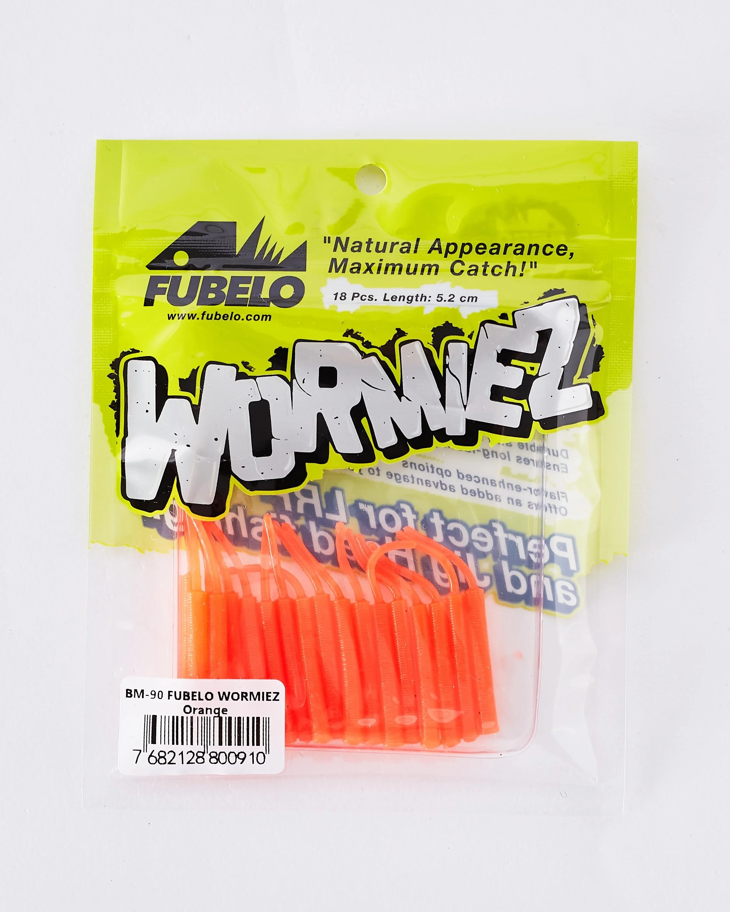 Fubelo Wormiez  Orange 5.2 Cm LRF Silikon Yem