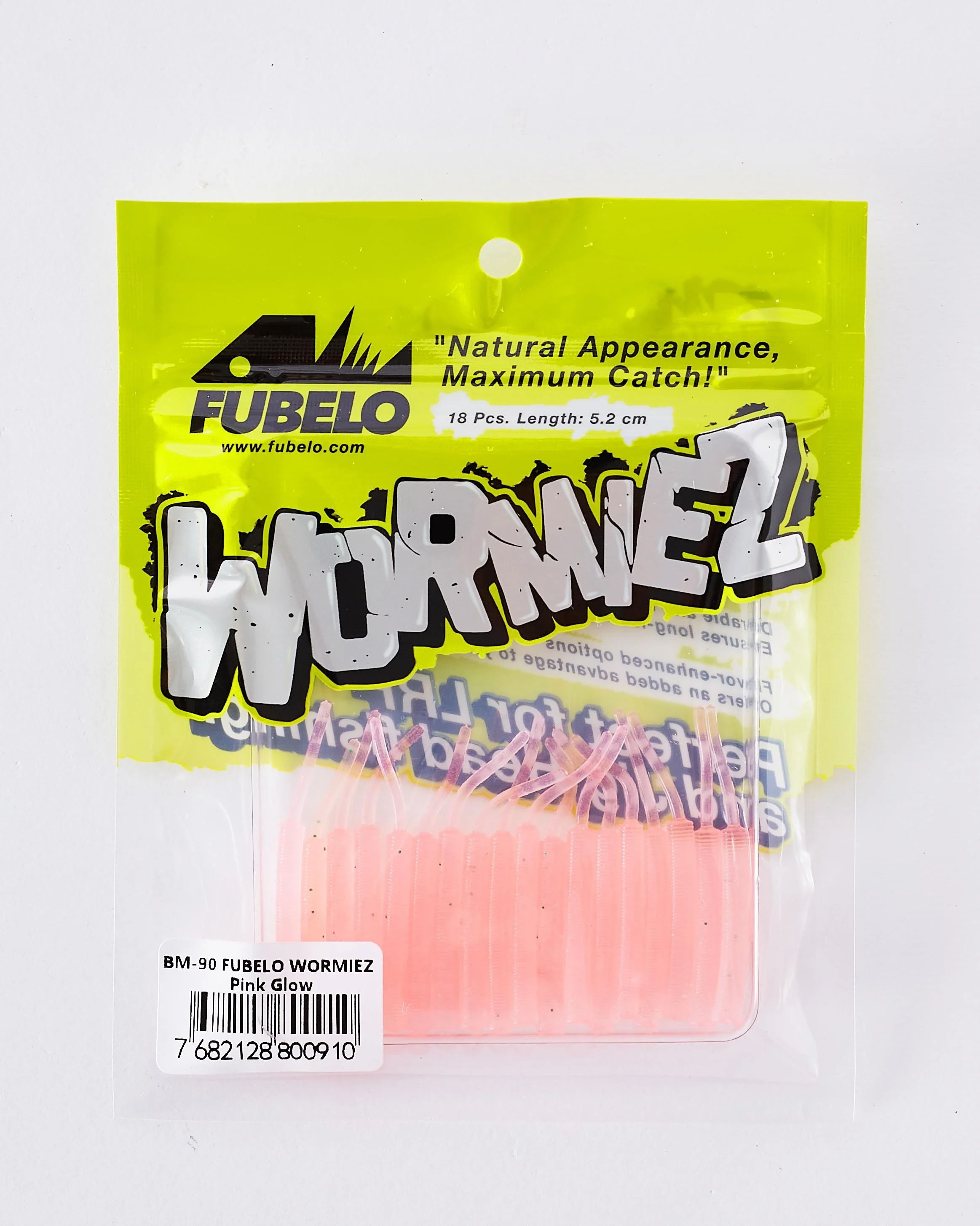 Fubelo Wormiez Pink Glow 5.2 Cm LRF Silikon Yem