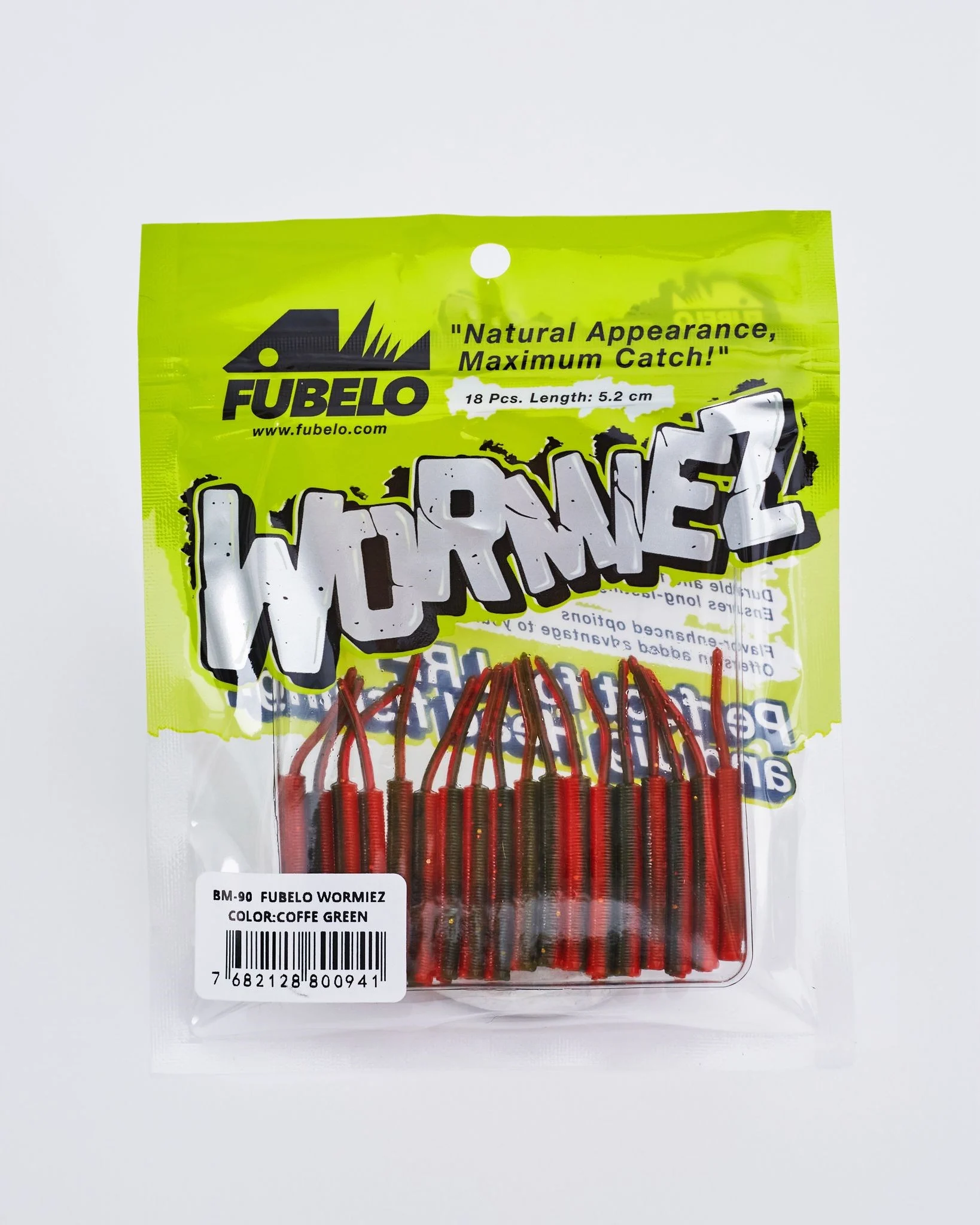 Fubelo Wormiez Coffe Green 5.2 Cm LRF Silikon Yem