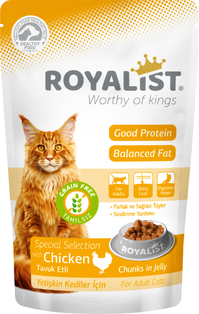 Royalist Tavuklu  Kedi Yaş Mama 85 gr