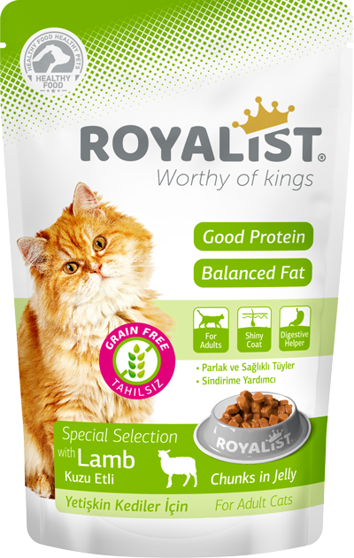 Royalist Kuzu Etli Kedi Yaş Mama 85 gr