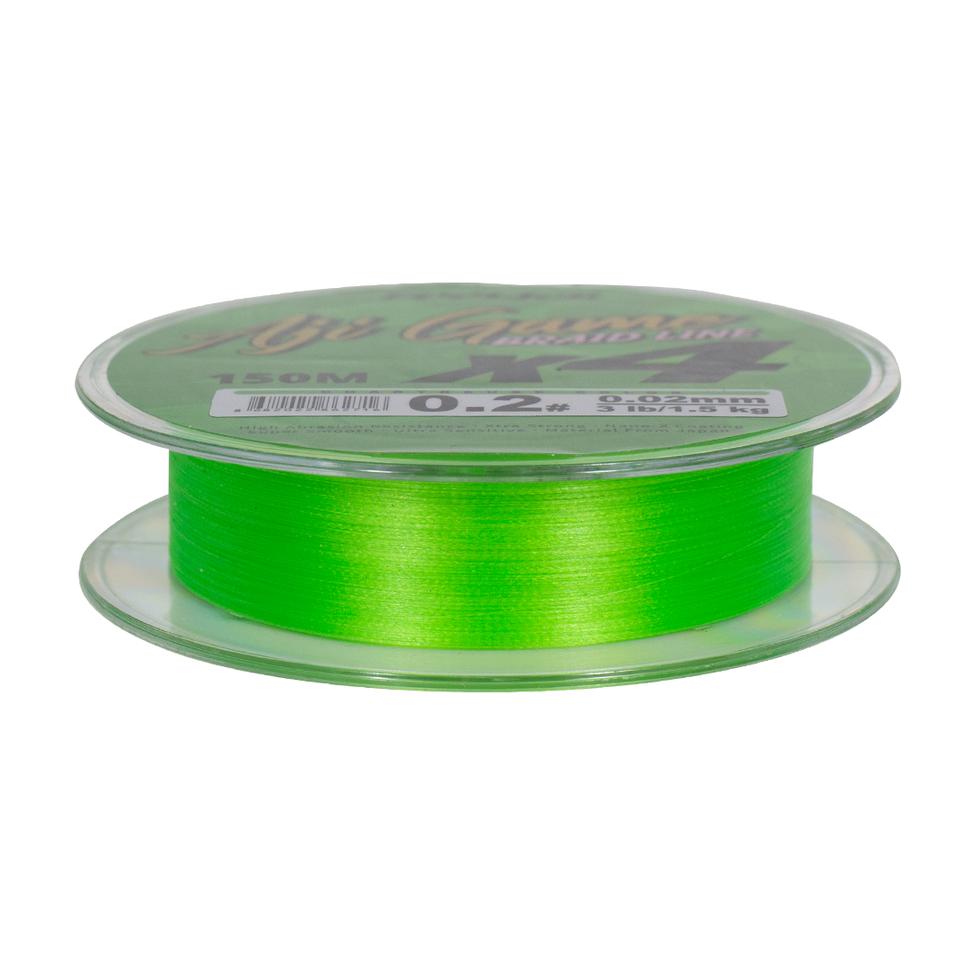 Ryuji Aji Game 0.03mm 4X 150 Mt Chartreuse İp Misina