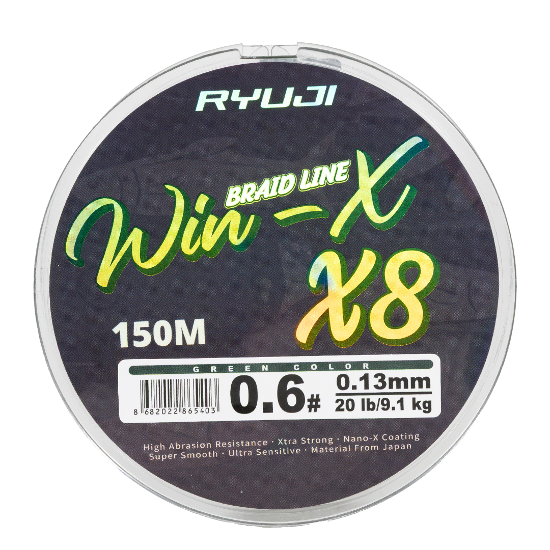 Ryuji Winx x8 0.06mm 150 Mt Green İp Misina