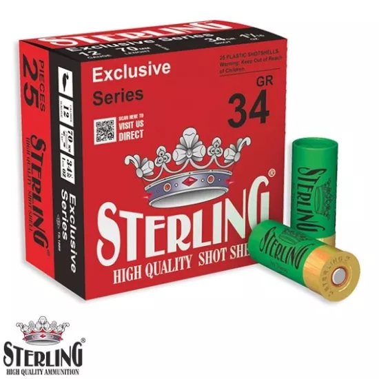 Sterling Av Fişeği, 34 gr Fişek, Sterling Saçma