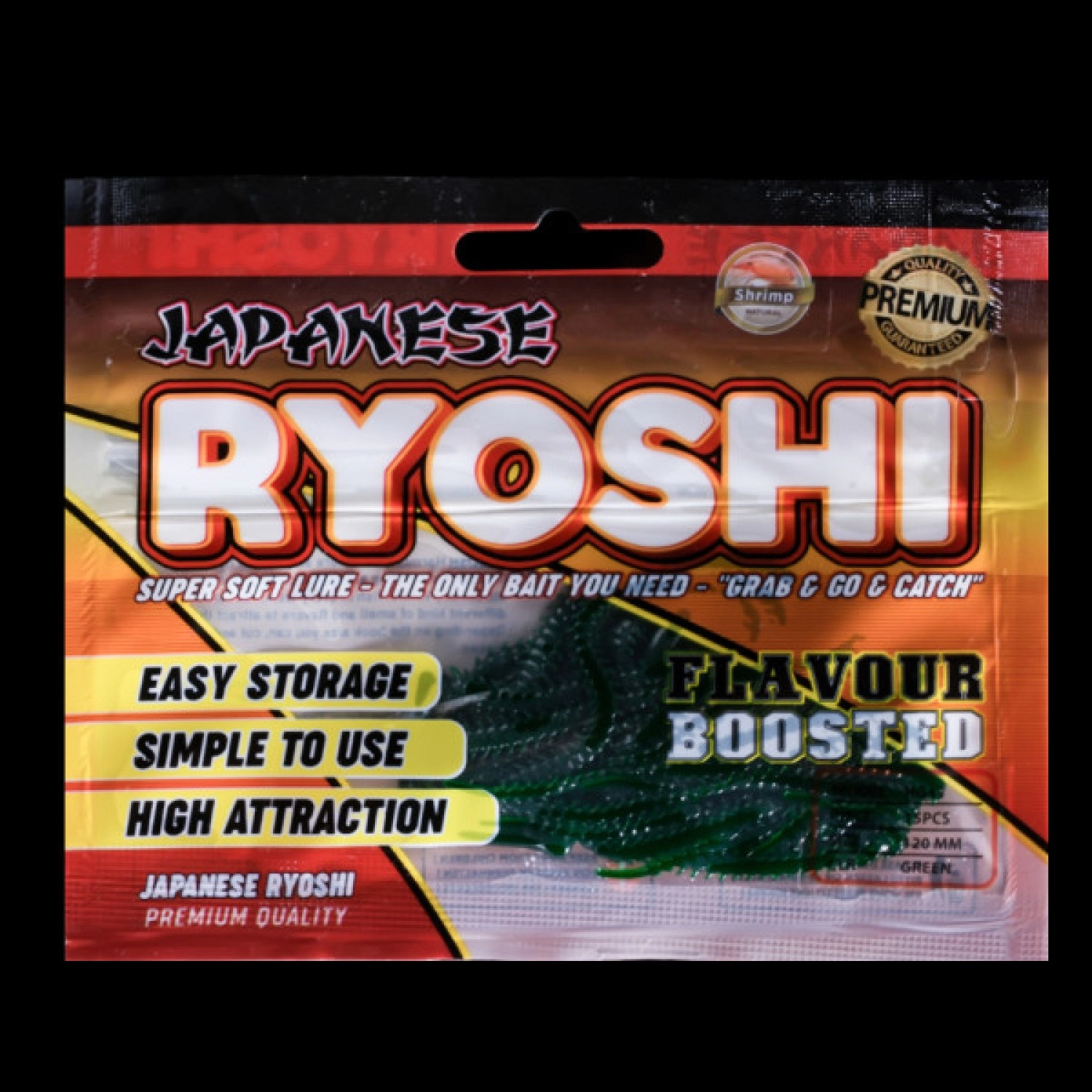 Japanese Ryoshi Green LRF Silikonu